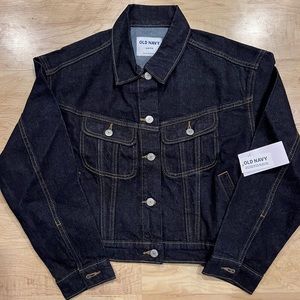 Womens old navy jean jacket - NEW  sz Small/petite